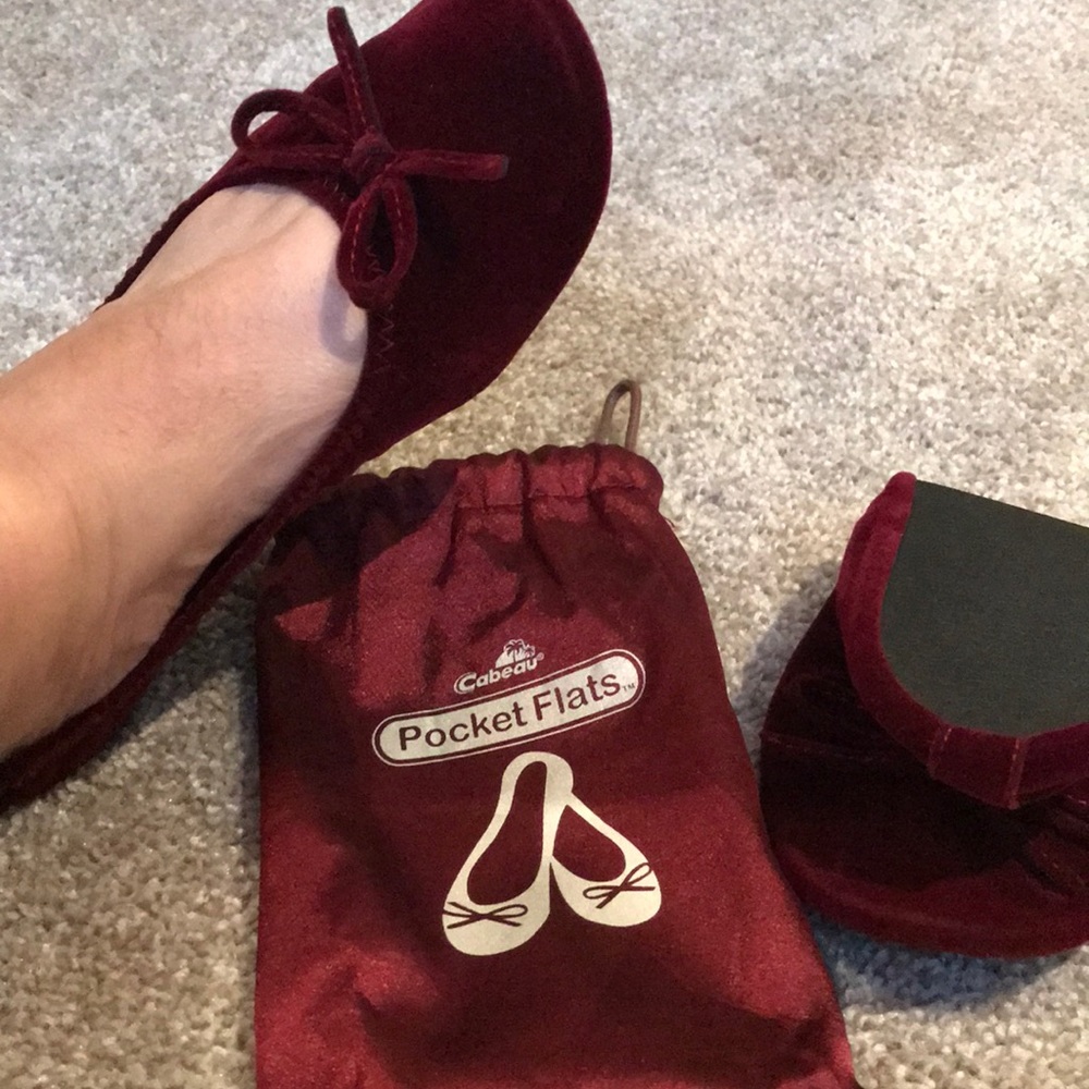 Pocket flats ballerina slippers size s/M